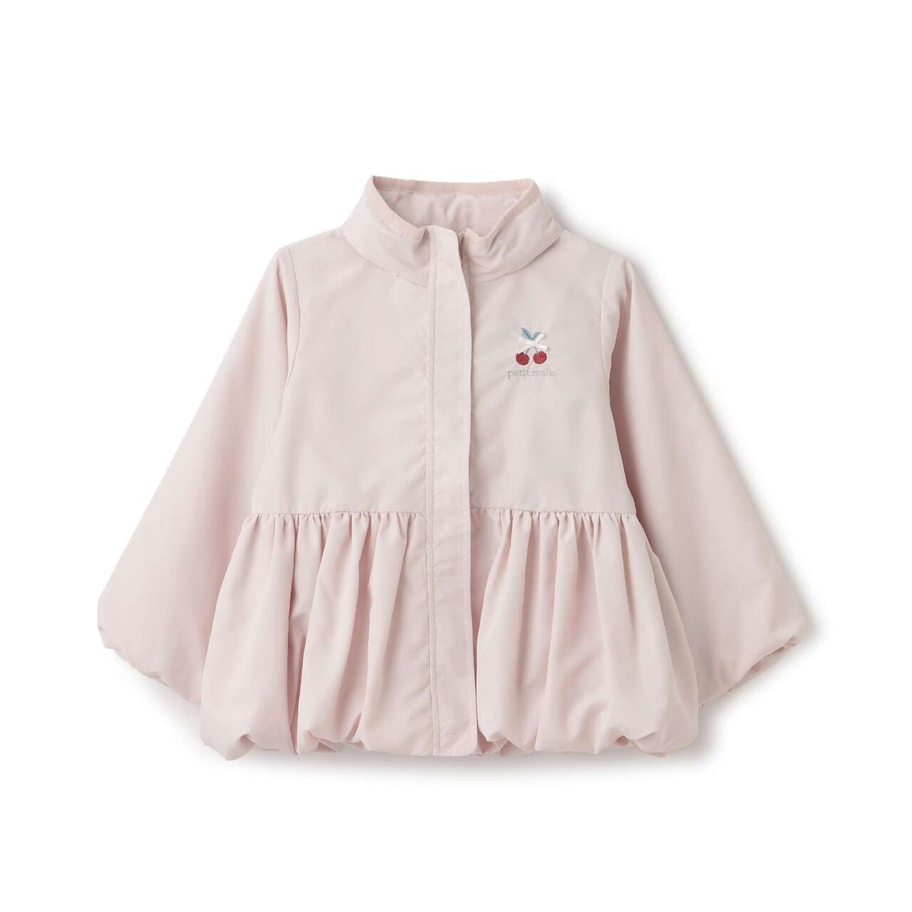 [Light & Fluffy/Water-Repellent] Peplum Windbreaker,Mocha tea, large image number 6