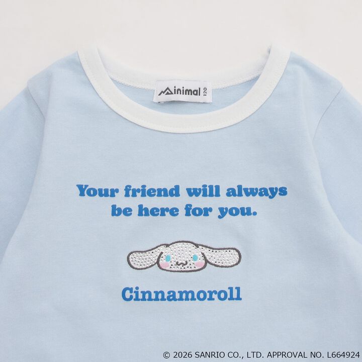 [Sanrio Characters] Ringer Long-Sleeve T-Shirt,Yellow, medium image number 17