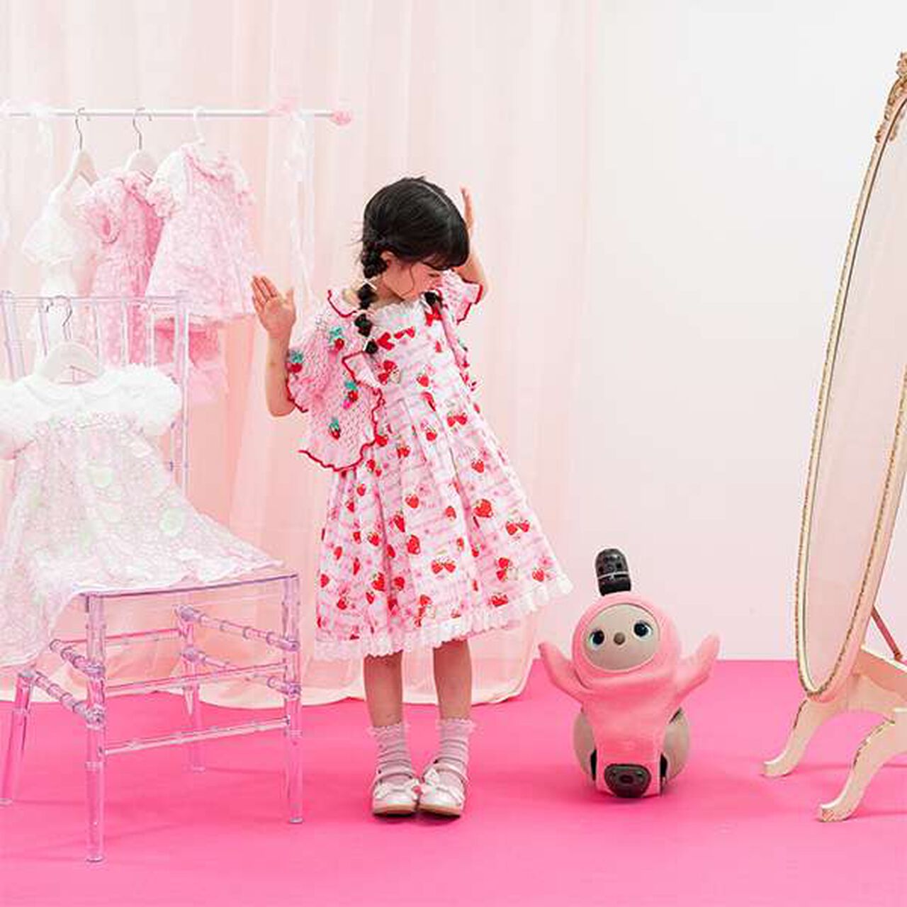 mezzo piano × LOVOT Whole Garment,Pink, large image number 12