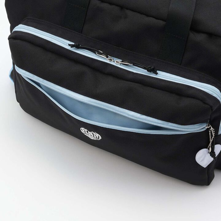 [43L Water Repellent 3WAY Boston Backpack with Flasher],Sax blue, medium image number 15