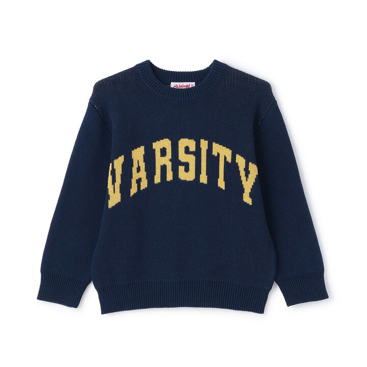 [Machine Washable] Logo Knitwear,Off white, medium image number 9