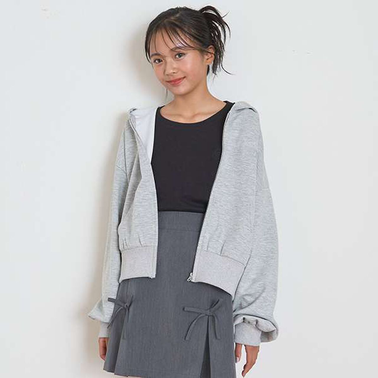 Cardboard ZIP Parka,Black, large image number 19