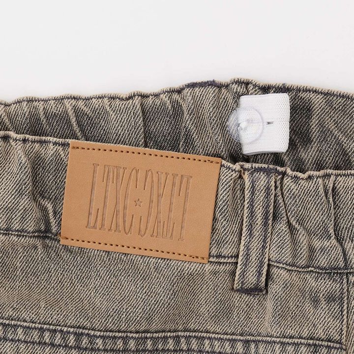 [LTXC] Tack Wide Denim Pants [Set Available],Gray, medium image number 12