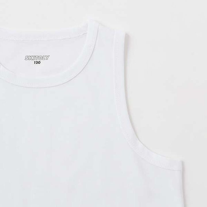 [SKIT0LY][Cool Touch] High Cool Cotton Tank Top with 5/8 Sleeve T-Shirt,Black, medium image number 9