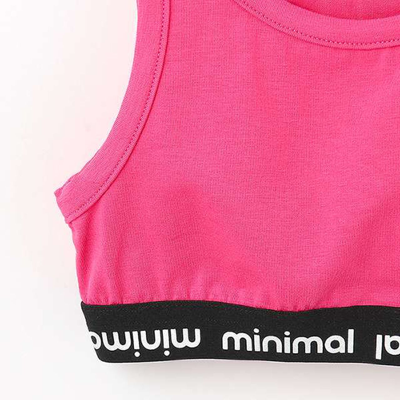 Mesh Short-Length Tank Top Set,Magenta, large image number 8