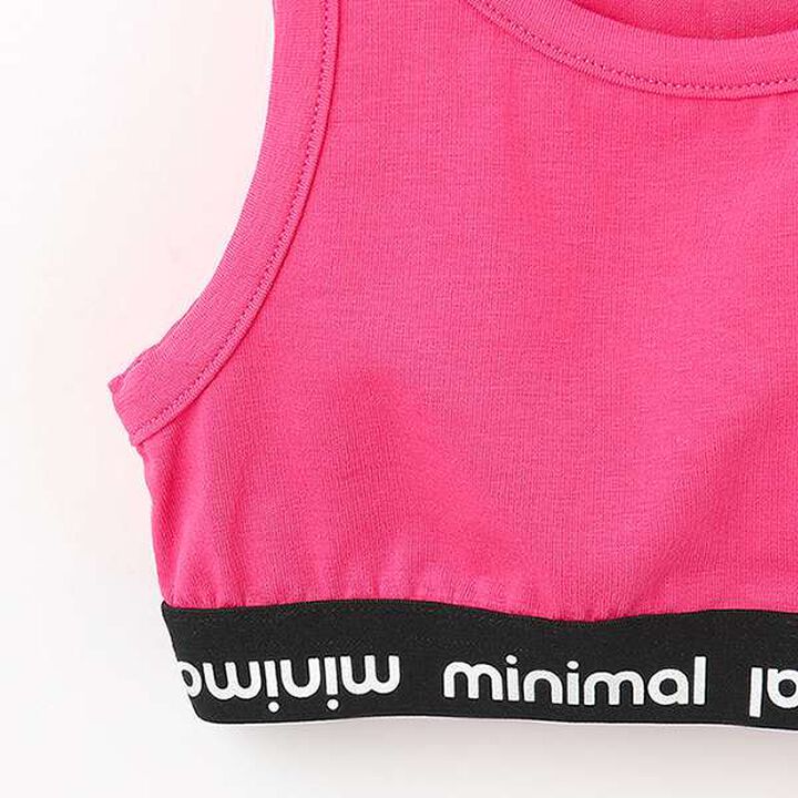 Mesh Short-Length Tank Top Set,Magenta, medium image number 8