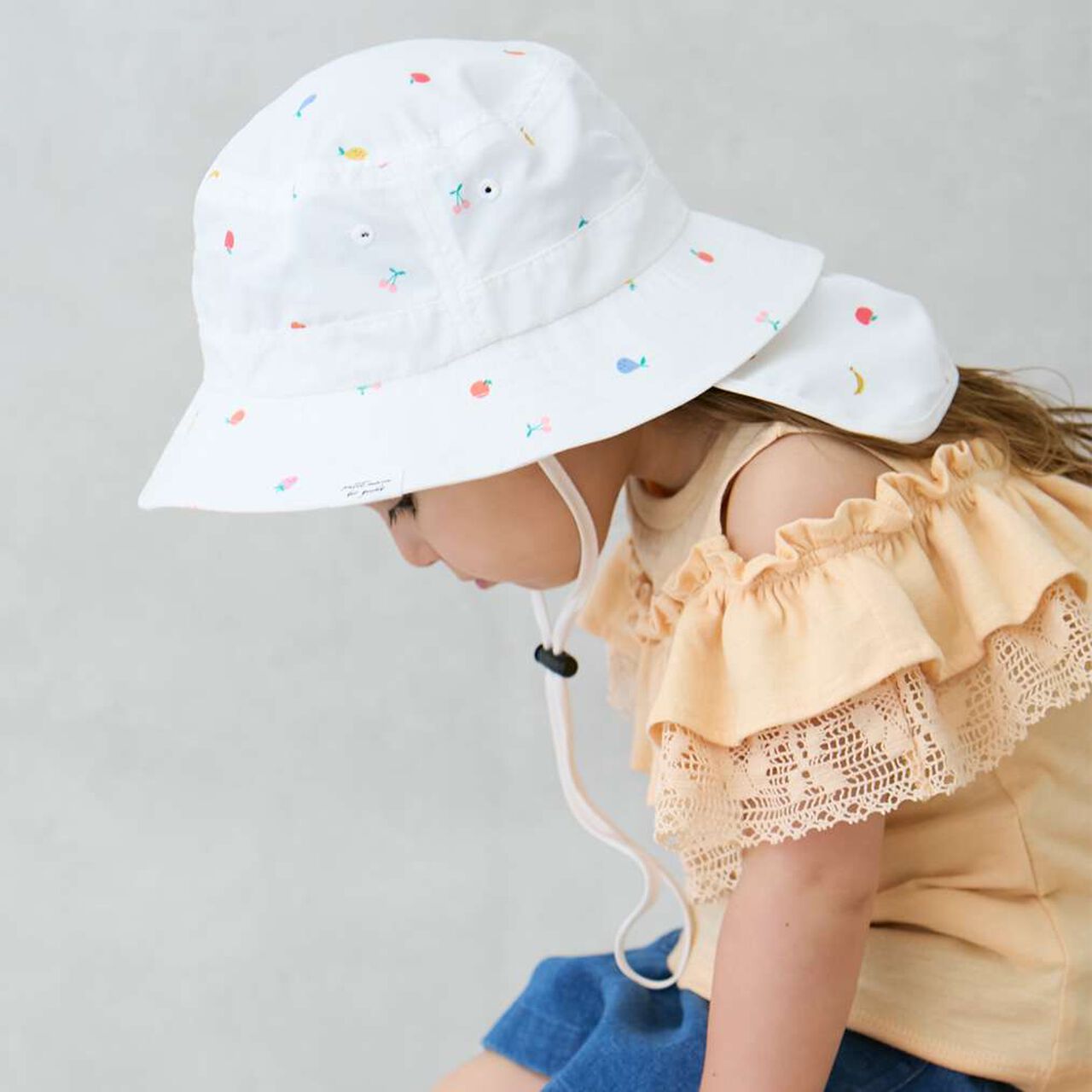 All-Over Pattern Safari Hat,Navy, large image number 4