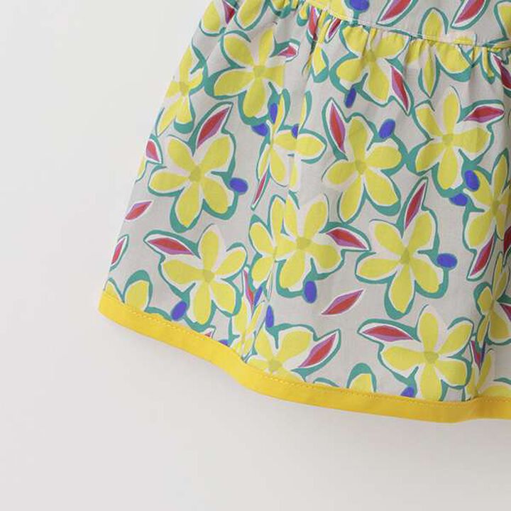 Floral Print One-Piece Dress,Navy, medium image number 5