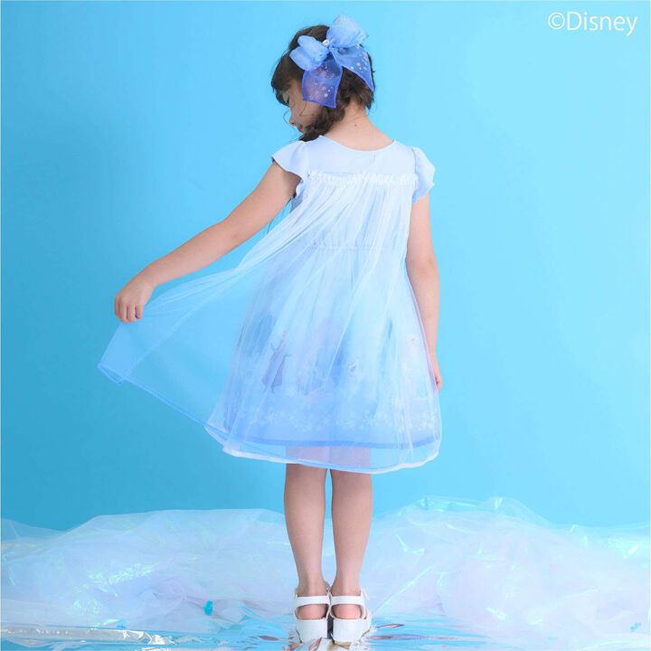 Frozen Elsa One-Piece Dress [Cool Touch],Sax blue, medium image number 2