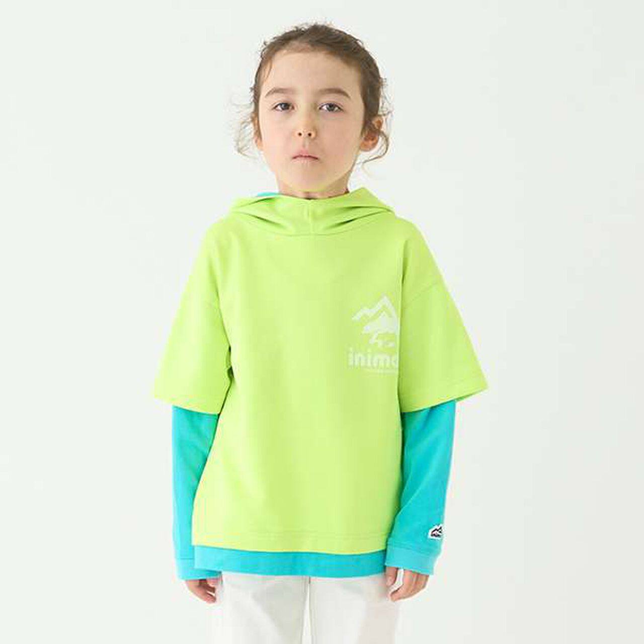 [Water-Repellent] Ponte Fake Layered T Parka,Blue, large image number 28