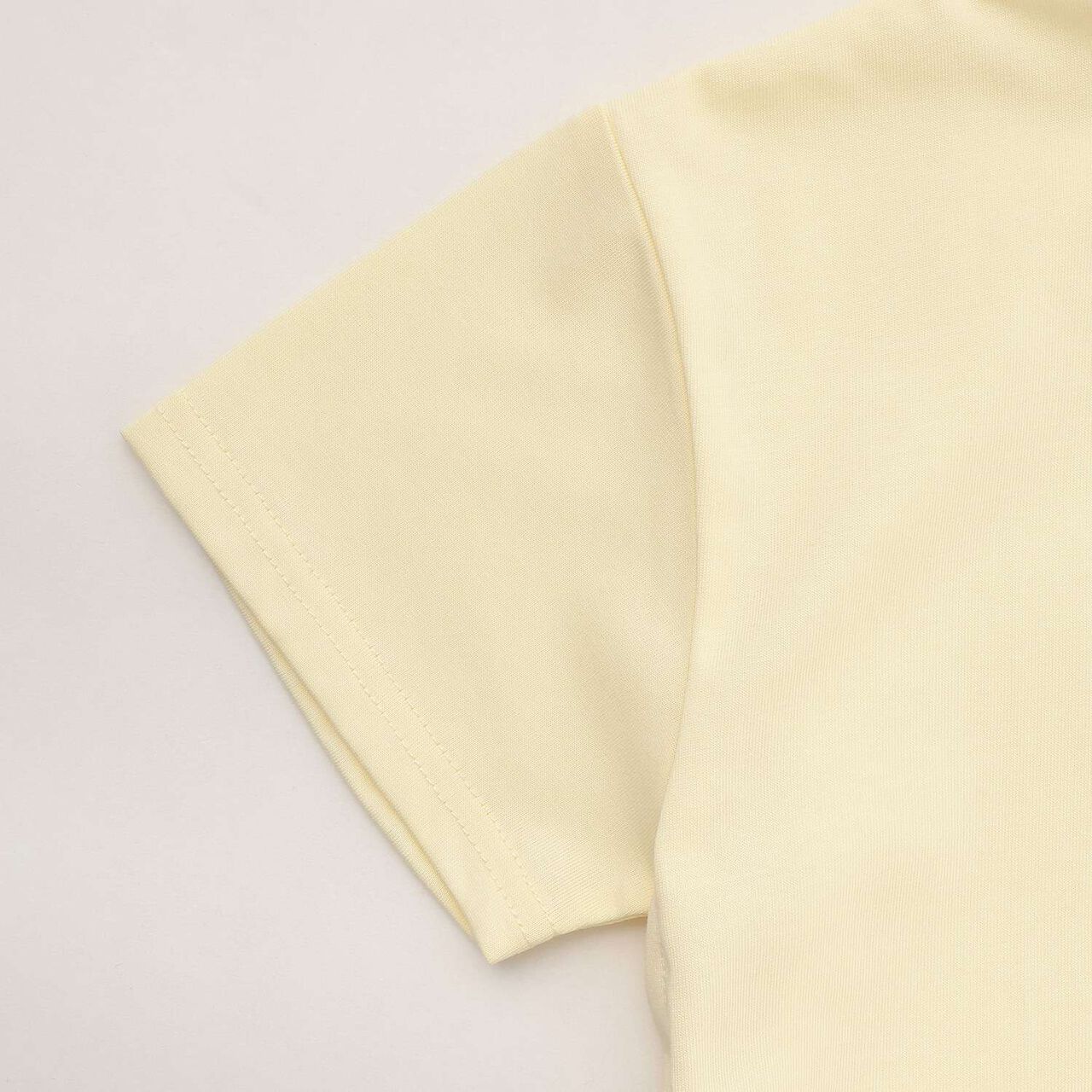 [Cool Touch] Side Drawstring Appliqu&eacute; Short-Sleeve T-Shirt,Off white, large image number 15