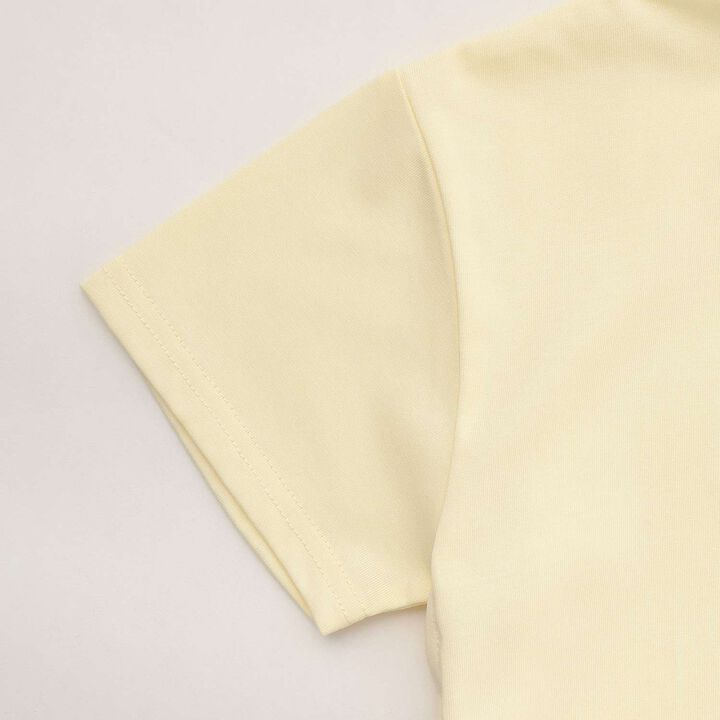 [Cool Touch] Side Drawstring Appliqu&eacute; Short-Sleeve T-Shirt,Off white, medium image number 15
