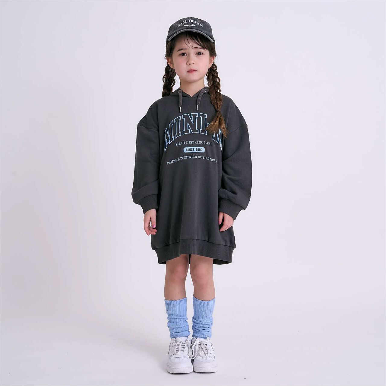 Quick-Dry Parka One-Piece Dress,Charcoal gray, large image number 2