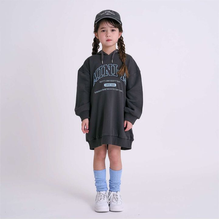Quick-Dry Parka One-Piece Dress,Charcoal gray, medium image number 2