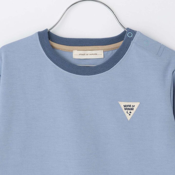 Mixed-Material Sweatshirt,Gray, medium image number 2