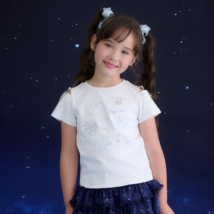 Glow-in-the-Dark Constellation Short Sleeve T-Shirt [Cool Touch],, medium