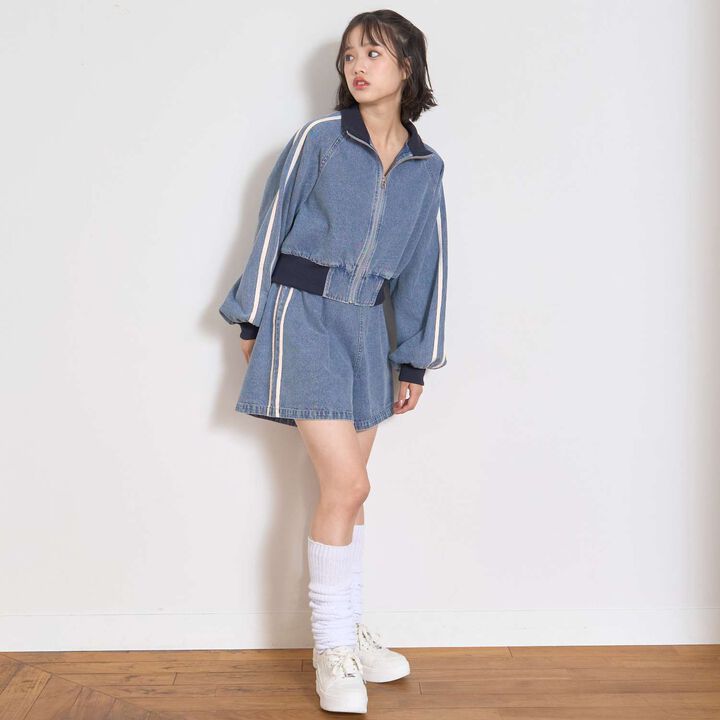 Denim Zip Setup,Blue, medium image number 16