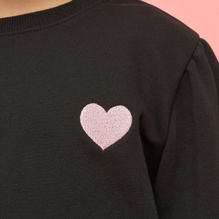 Quick-Dry Fleece Sweatshirt with Single-Point Embroidery,Smoke white, medium image number 25