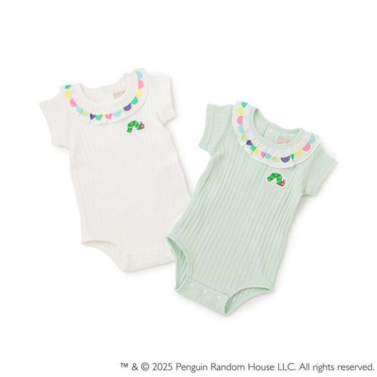 [Hungry Caterpillar] Frilled Collar Romper,Off white, large image number 10
