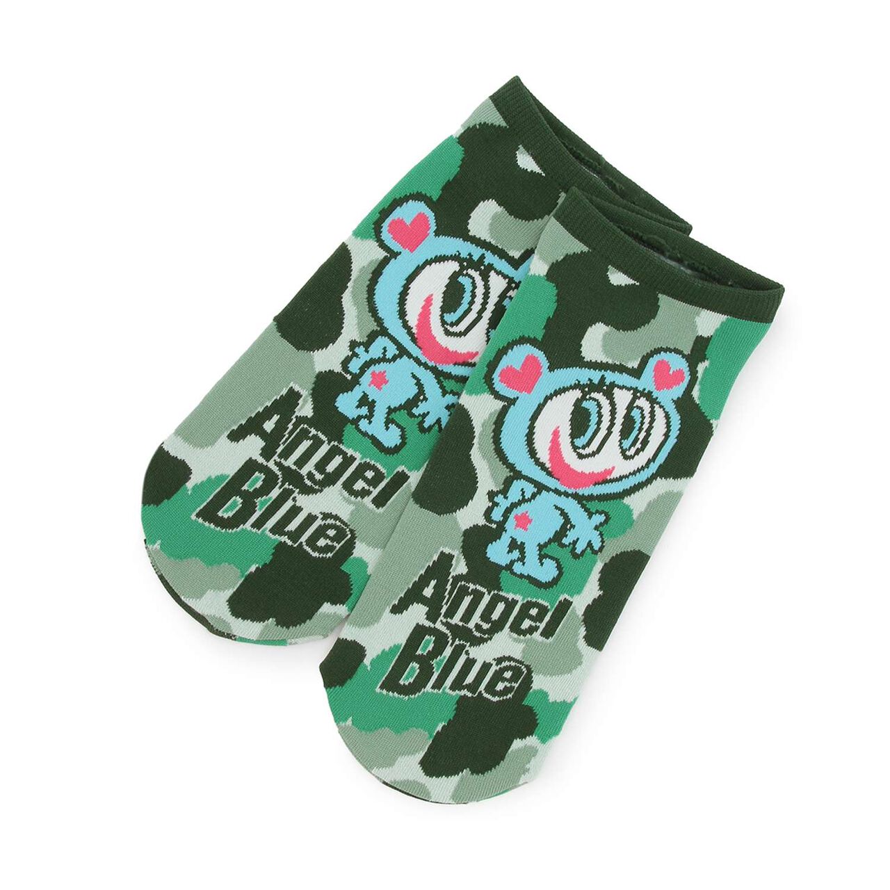 [Angel Blue] Camouflage Mr. Nakamura Sneakers,Khaki, large image number 0