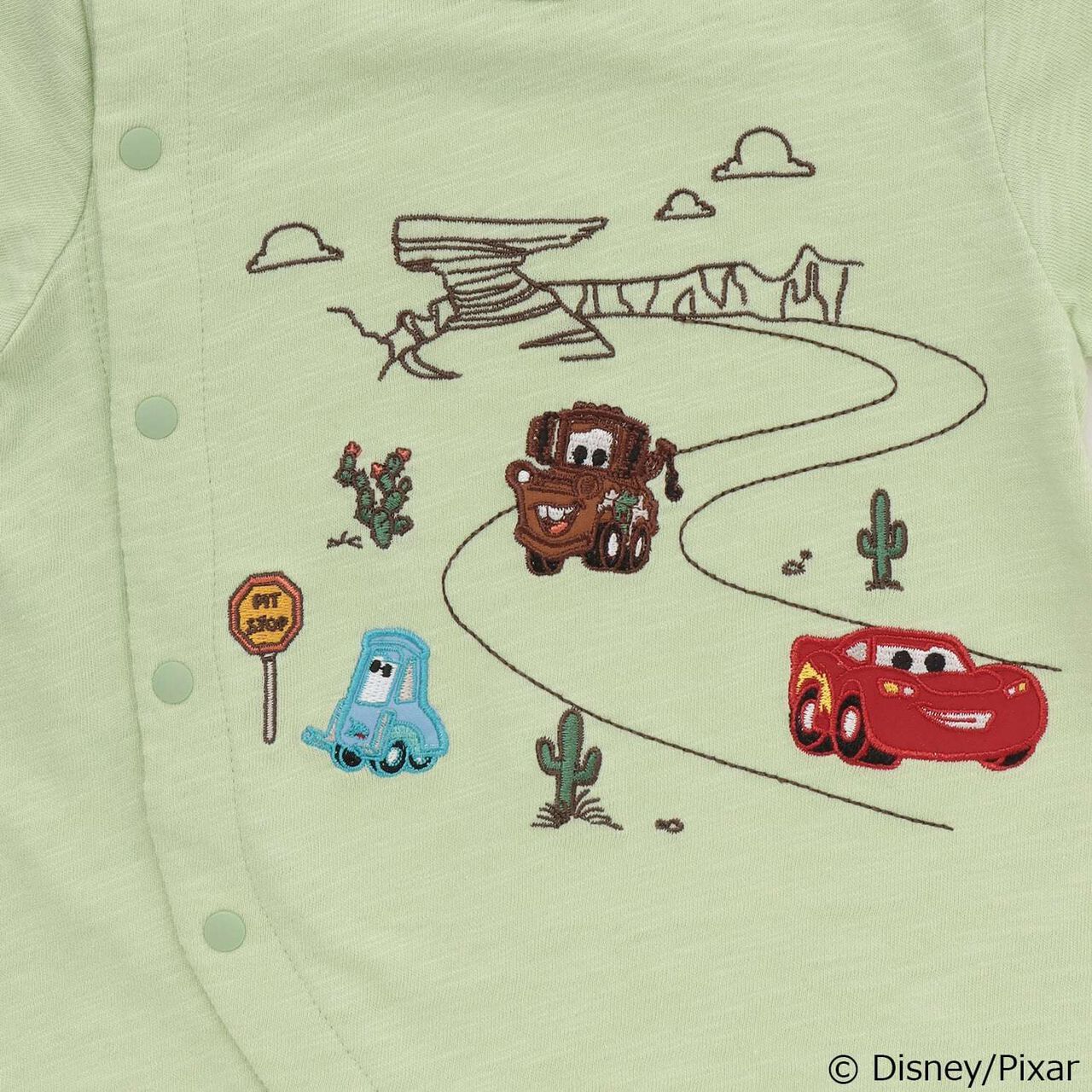 [Disney] [Disney/Pixar] 貼布刺繡2WAY連身衣,象牙白, large image number 4