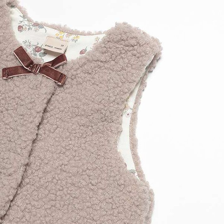 Boucle Boa Vest,Mocha tea, medium image number 12