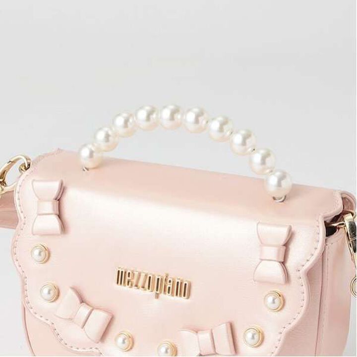 Pearl Handbag,Silver, medium image number 8