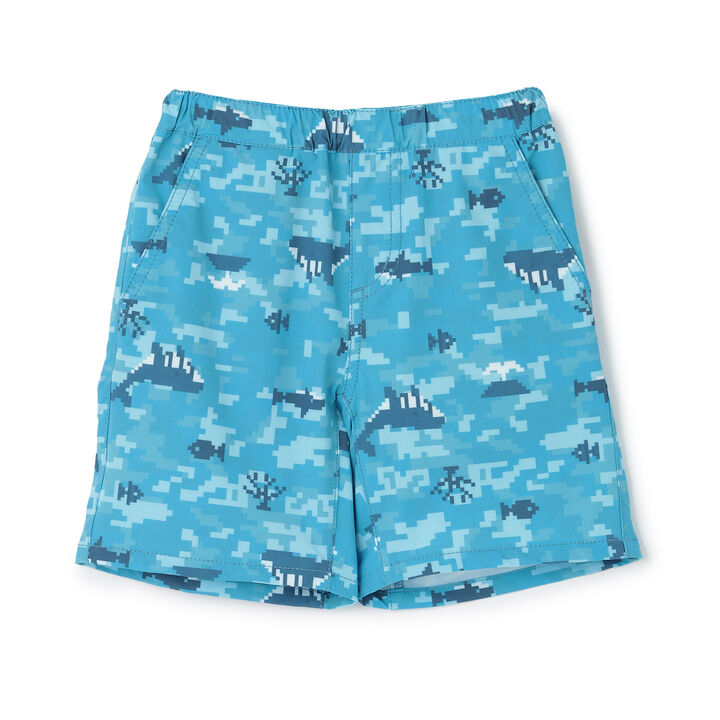 [Restock] All-Over Pattern 5-Short Pants,Blue, medium image number 0