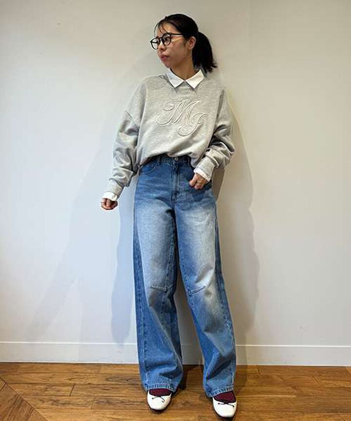 Curved Pants,Khaki, medium image number 15