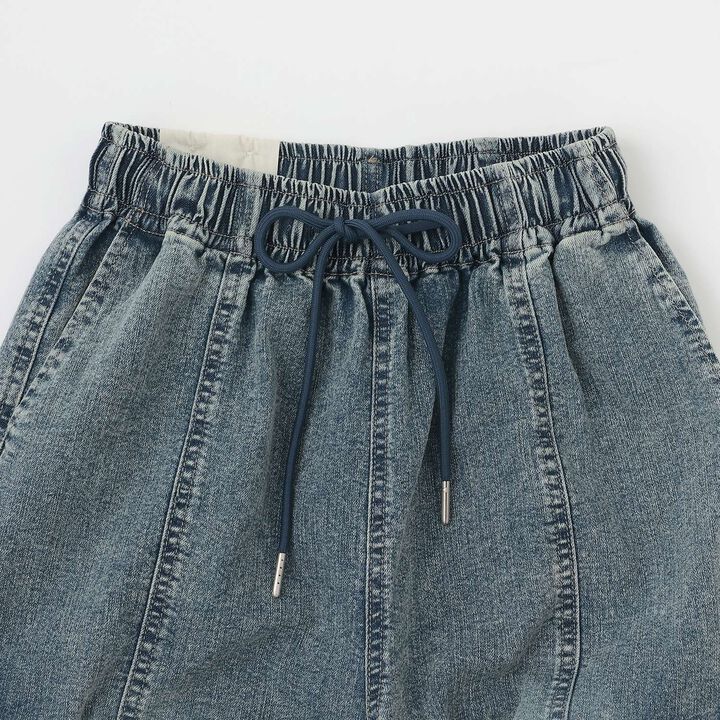 Quick-Dry Stretch Denim Cargo Pants,Gray, medium image number 10
