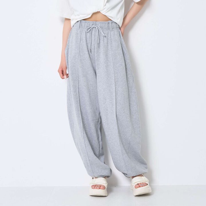 [LTXC/100% Cotton] Back Logo Curve Sweatpants,Top gray, medium image number 12