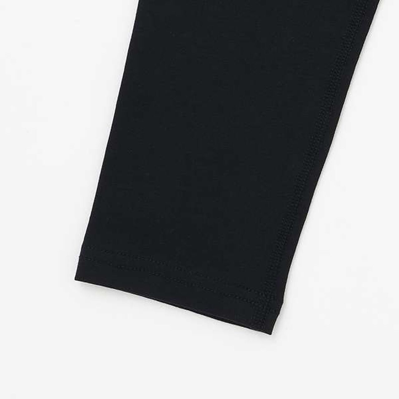 Basic Cotton Blend 10-Length Leggings,Black, large image number 3