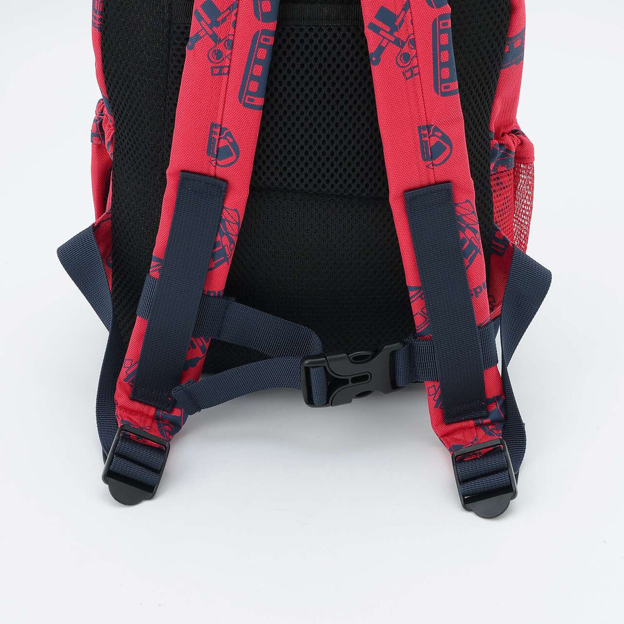 [人氣商品補貨] [實體店鋪不販售] 電車貼布刺繡+滿版圖案背包,灰色, large image number 8