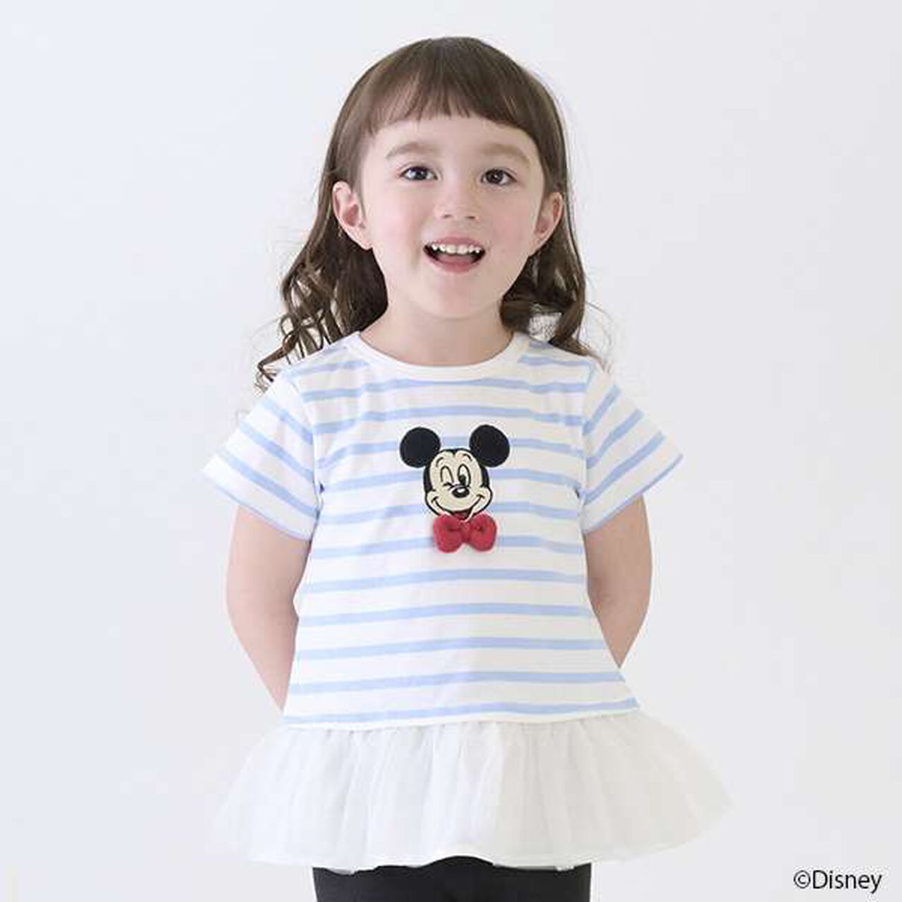 Disney Striped Appliqu&eacute; T-Shirt,Lavender, large image number 21