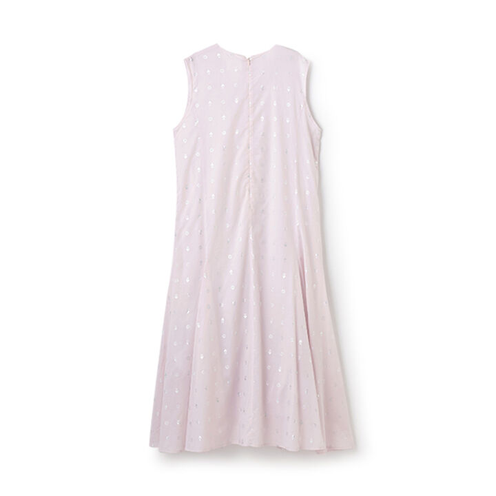 [Link] Foil Print One-Piece Dress,Light pink, medium image number 9