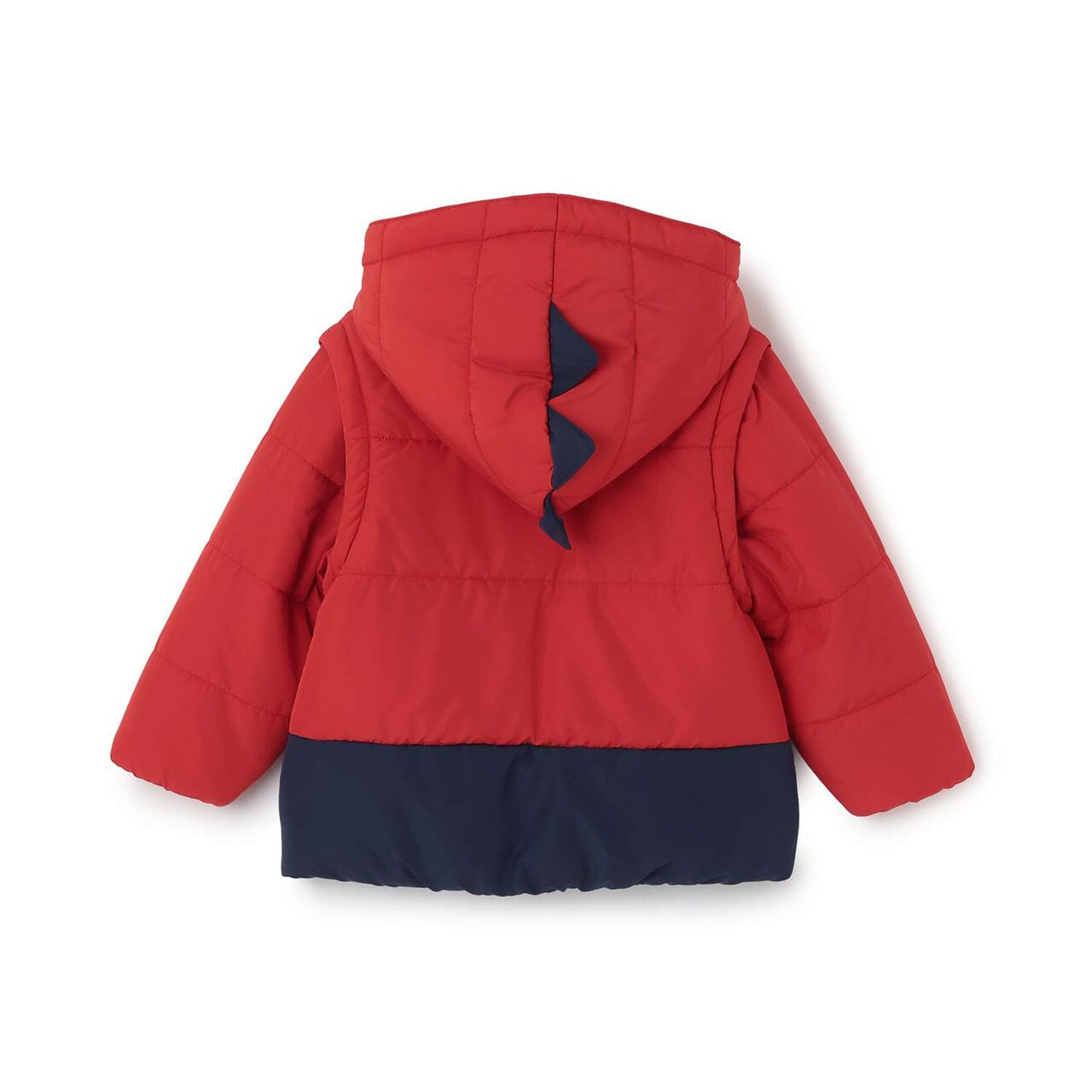 Dinosaur 3 WAY Bomber Jacket,Khaki, large image number 1