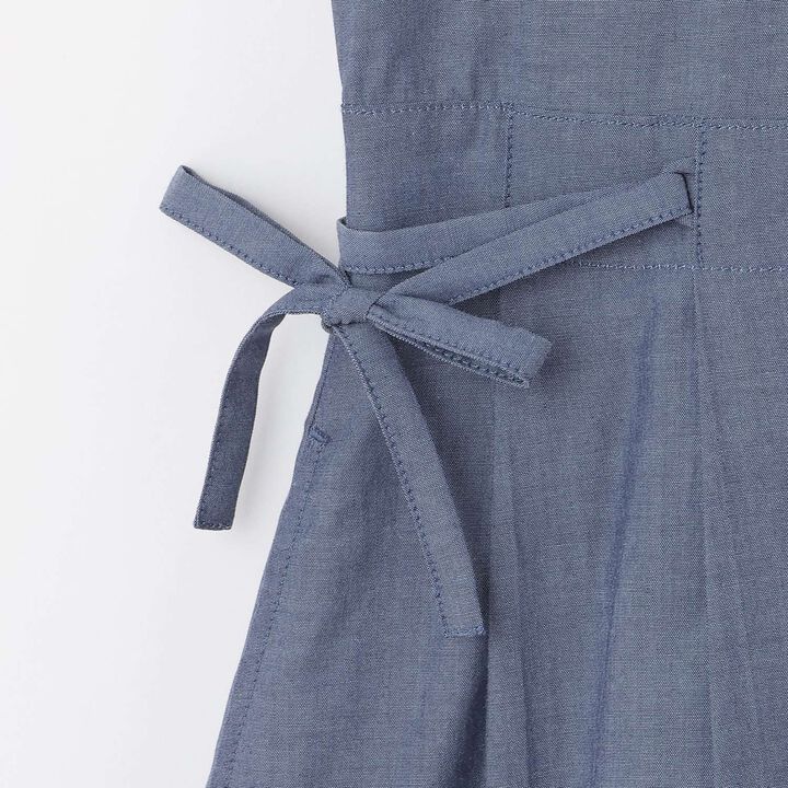 [130cm] Side Ribbon Shirt Dress,Navy, medium image number 5