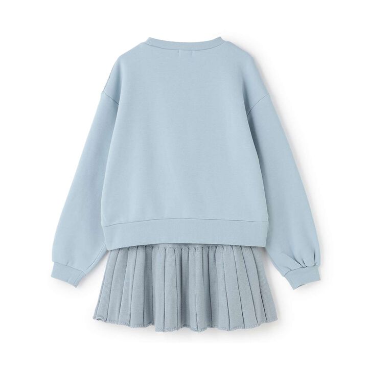 [Washable] Knit Set-Up,Sax blue, medium image number 14