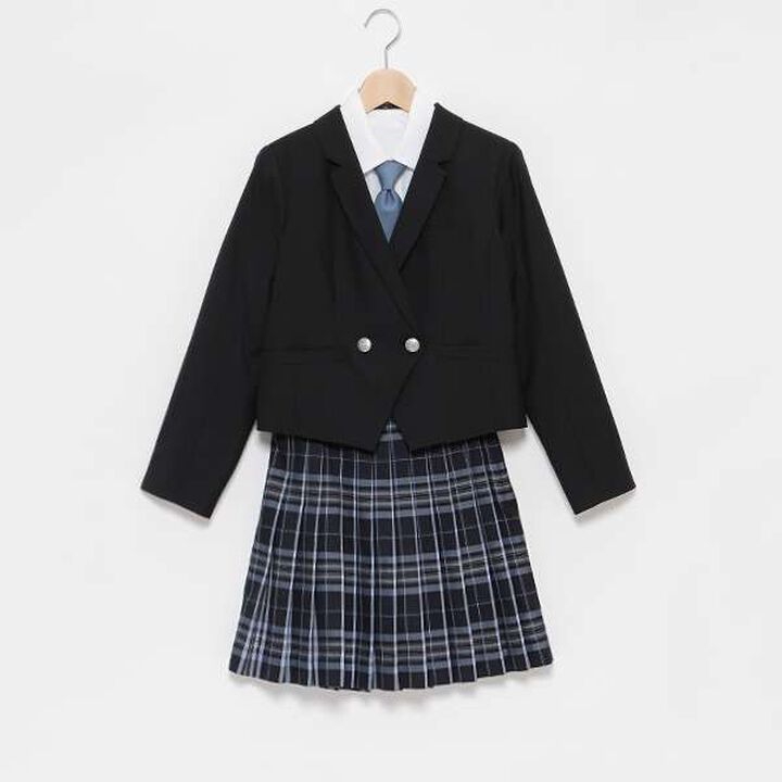 Short Jacket and Tie 4-Piece Set,Navy, medium image number 10
