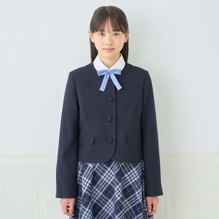 [Graduation Attire] Wool Collarless Jacket,, medium