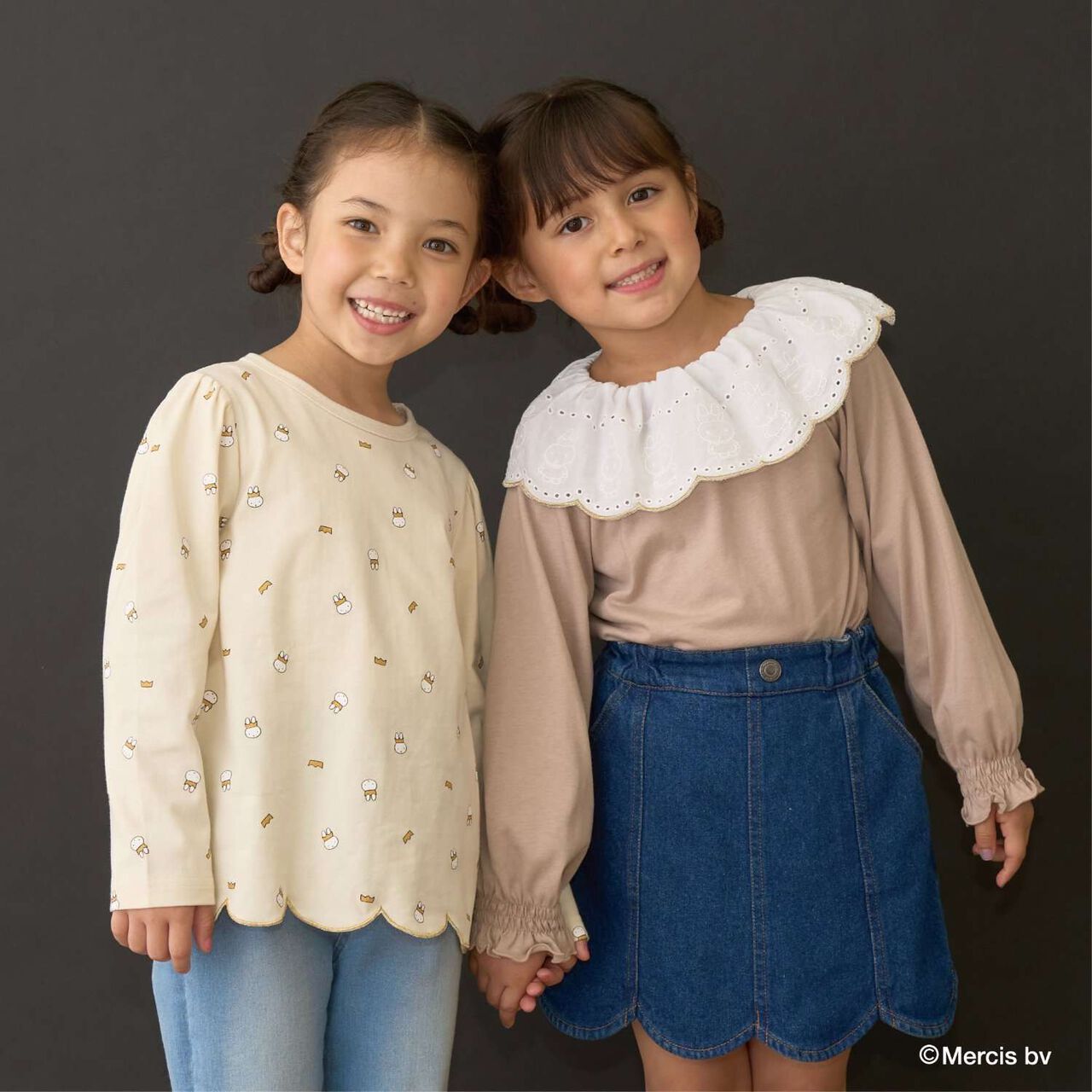 [Miffy] Soft Cotton Lace Collar Top,Light pink, large image number 26