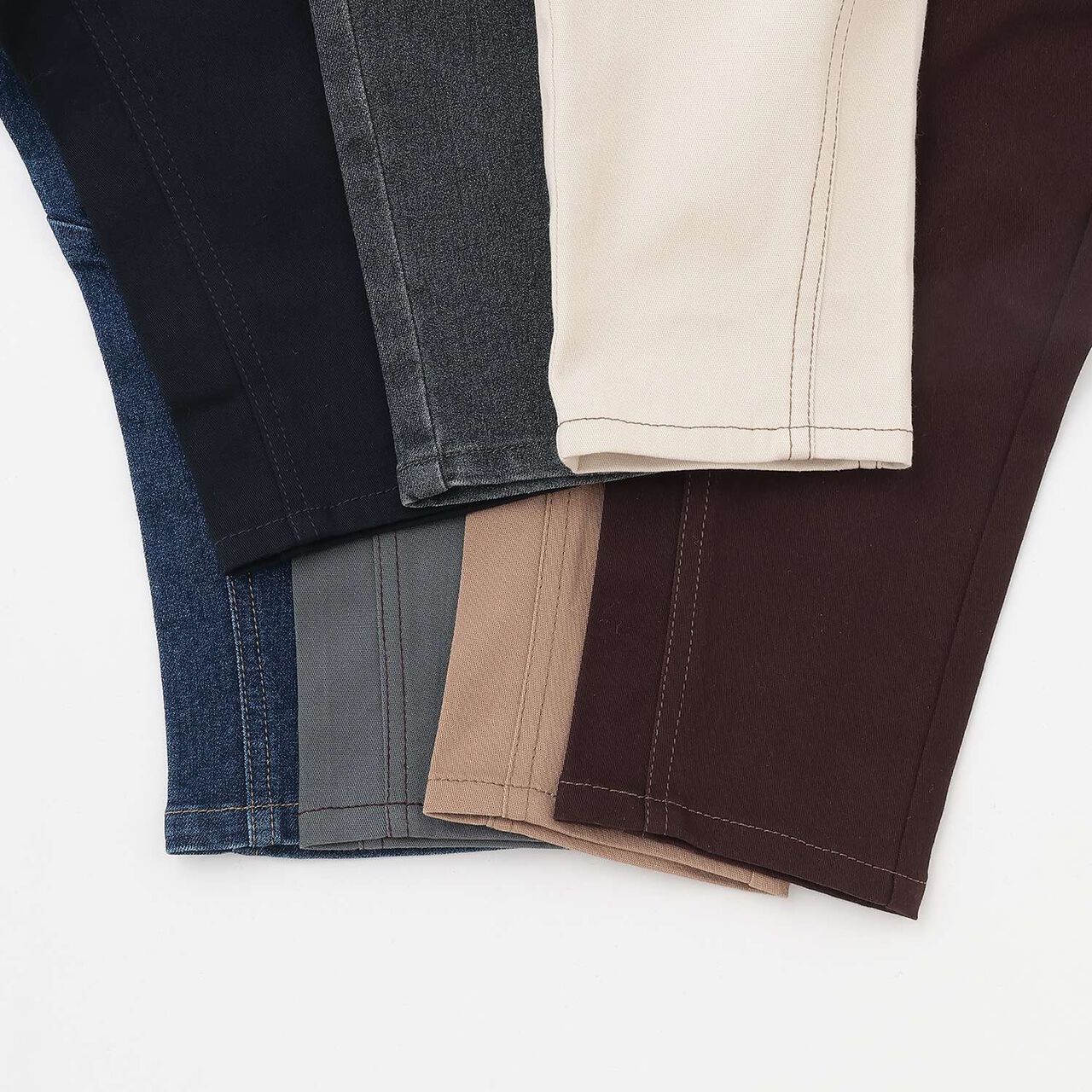 Playful Tapered Pants,Beige, large image number 20