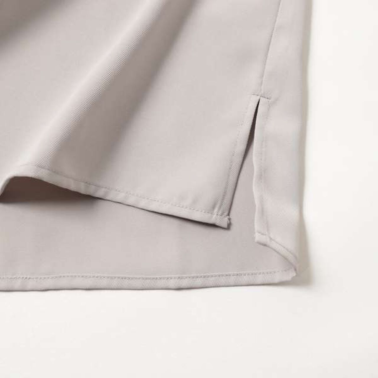 [Adult Size Available] [Set Up Compatible] Melty Open Collar Shirt,Light gray, large image number 8