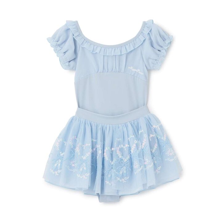 [Ballet] Leotard & Skirt Set,Sax blue, medium image number 6