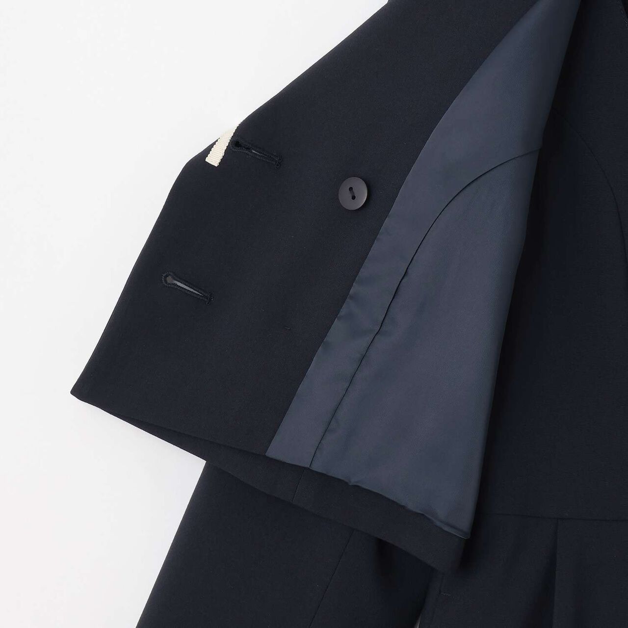 Sailor Short Jacket & Jumper Skirt Set,Beige, large image number 6