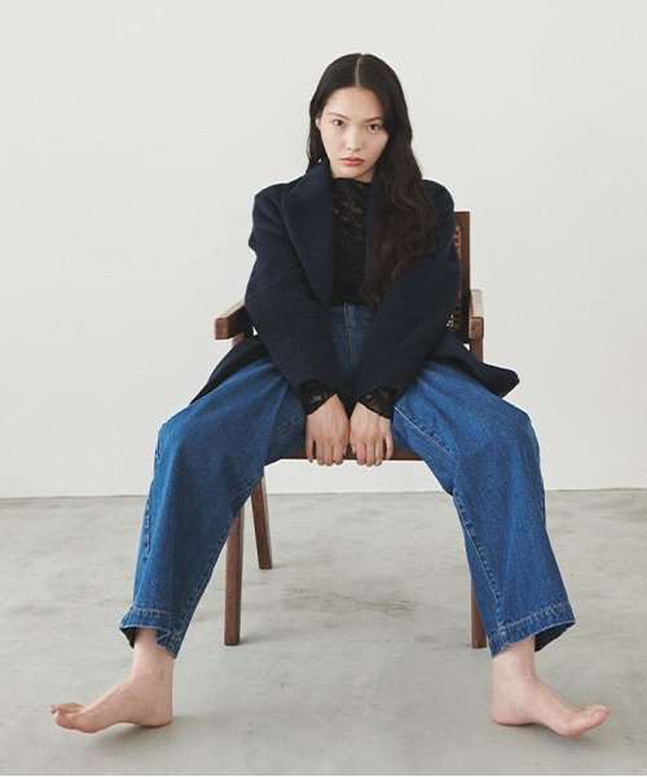 Shaggy Jacket,Navy, large image number 8