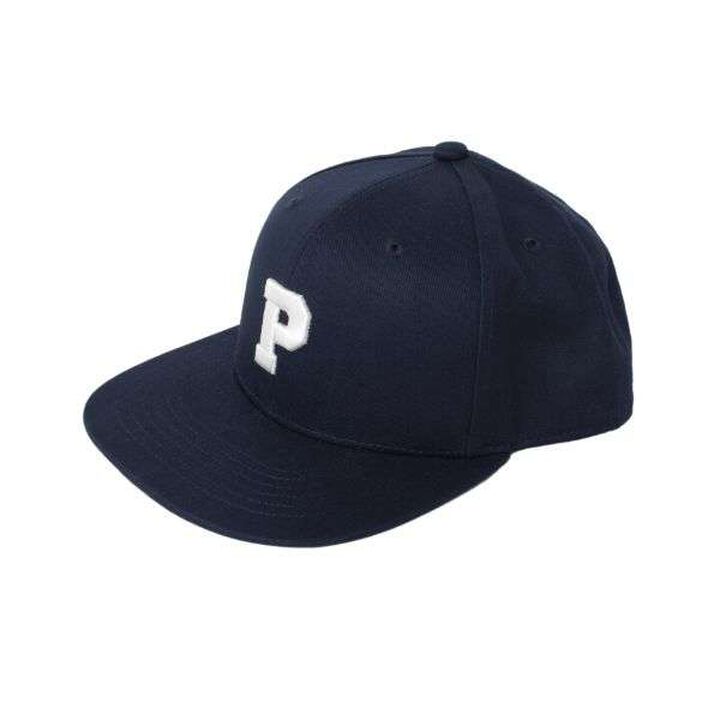 Twill Embroidered Straight Visor Cap,Navy, medium image number 1