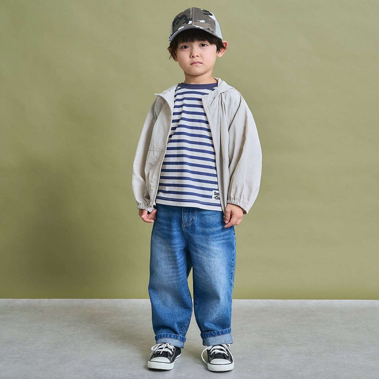 [Tomo Denim] Straight Denim Pants,Blue, large image number 16