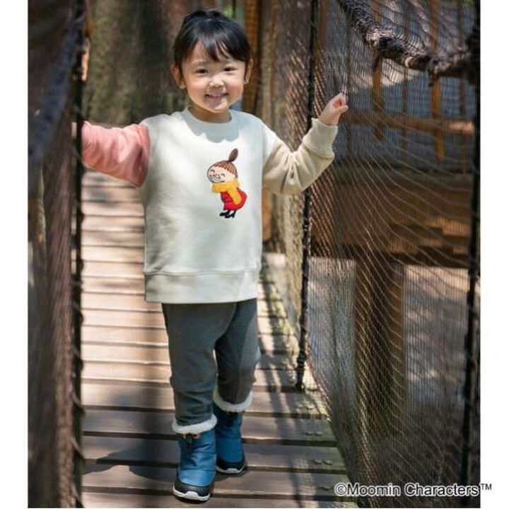 [MOOMIN] Moomin House Long-Length Leggings,Charcoal gray, medium image number 9