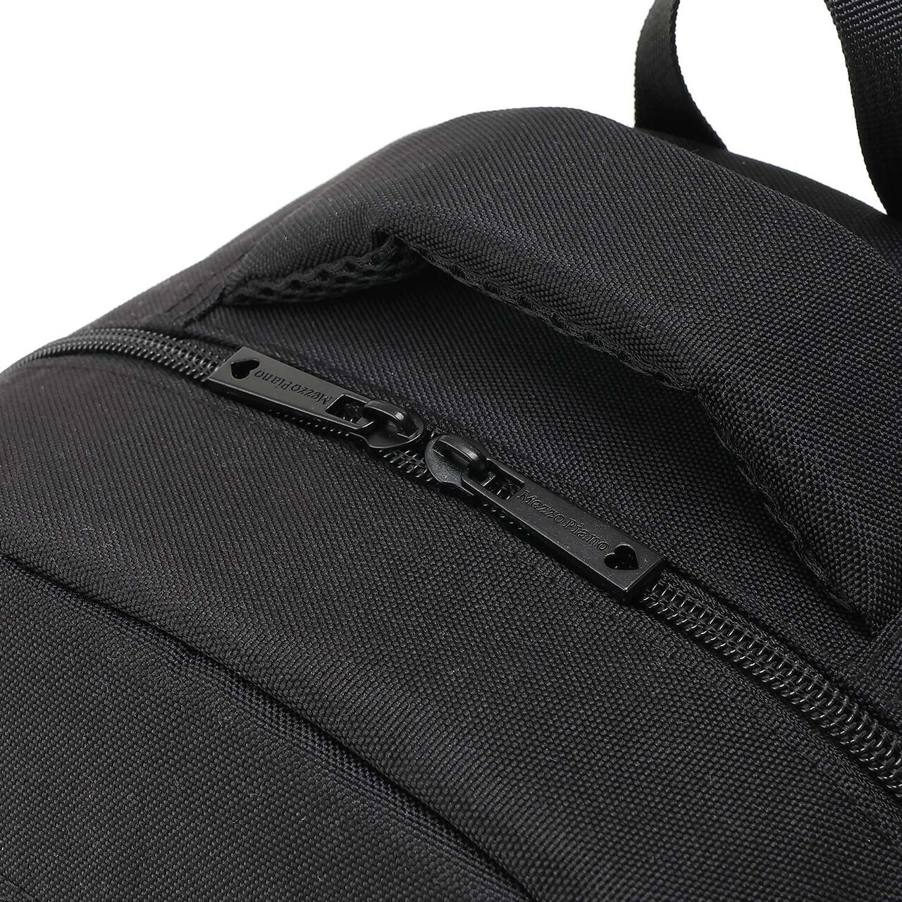 Water-Repellent Backpack with Lame Pouch,Black, large image number 2